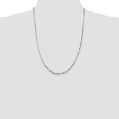 Sterling Silver 3.5mm Cable Chain