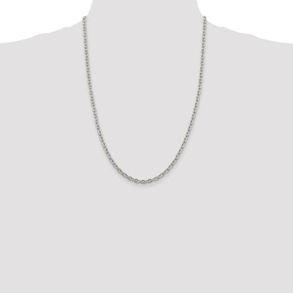 Sterling Silver 4.5mm Cable Chain