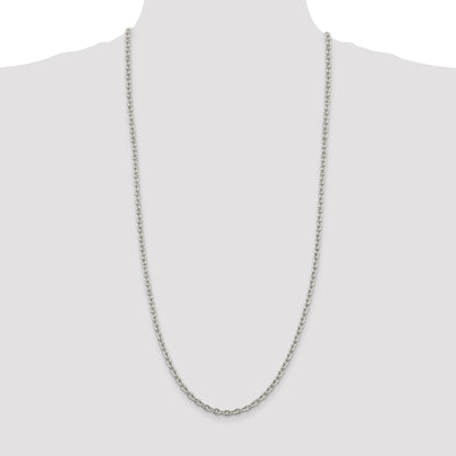 Sterling Silver 4.5mm Cable Chain