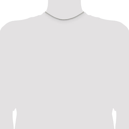 Sterling Silver 1.85mm Diamond-cut Rope Chain
