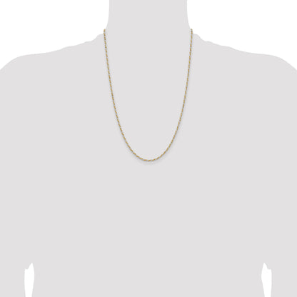 Sterling Silver And Vermeil 1.85mm Diamond-cut Rope Chain