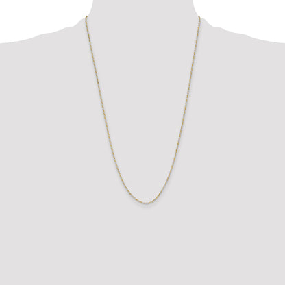 Sterling Silver And Vermeil 1.85mm Diamond-cut Rope Chain