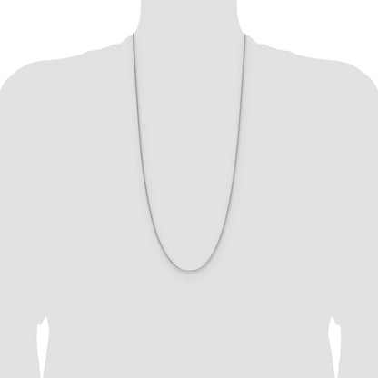Sterling Silver 1.3mm 8 Sided D/C Double Spiga Chain