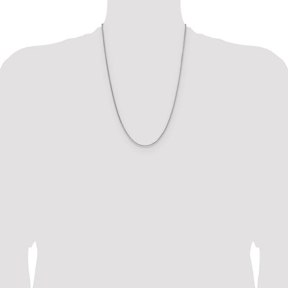 Sterling Silver 1.45mm 8 Sided D/C Double Spiga Chain
