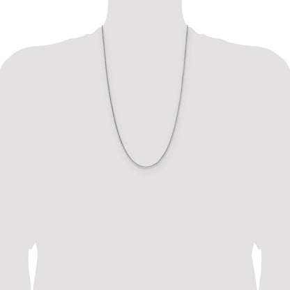 Sterling Silver 1.45mm 8 Sided D/C Double Spiga Chain