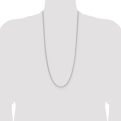 Sterling Silver 1.45mm 8 Sided D/C Double Spiga Chain