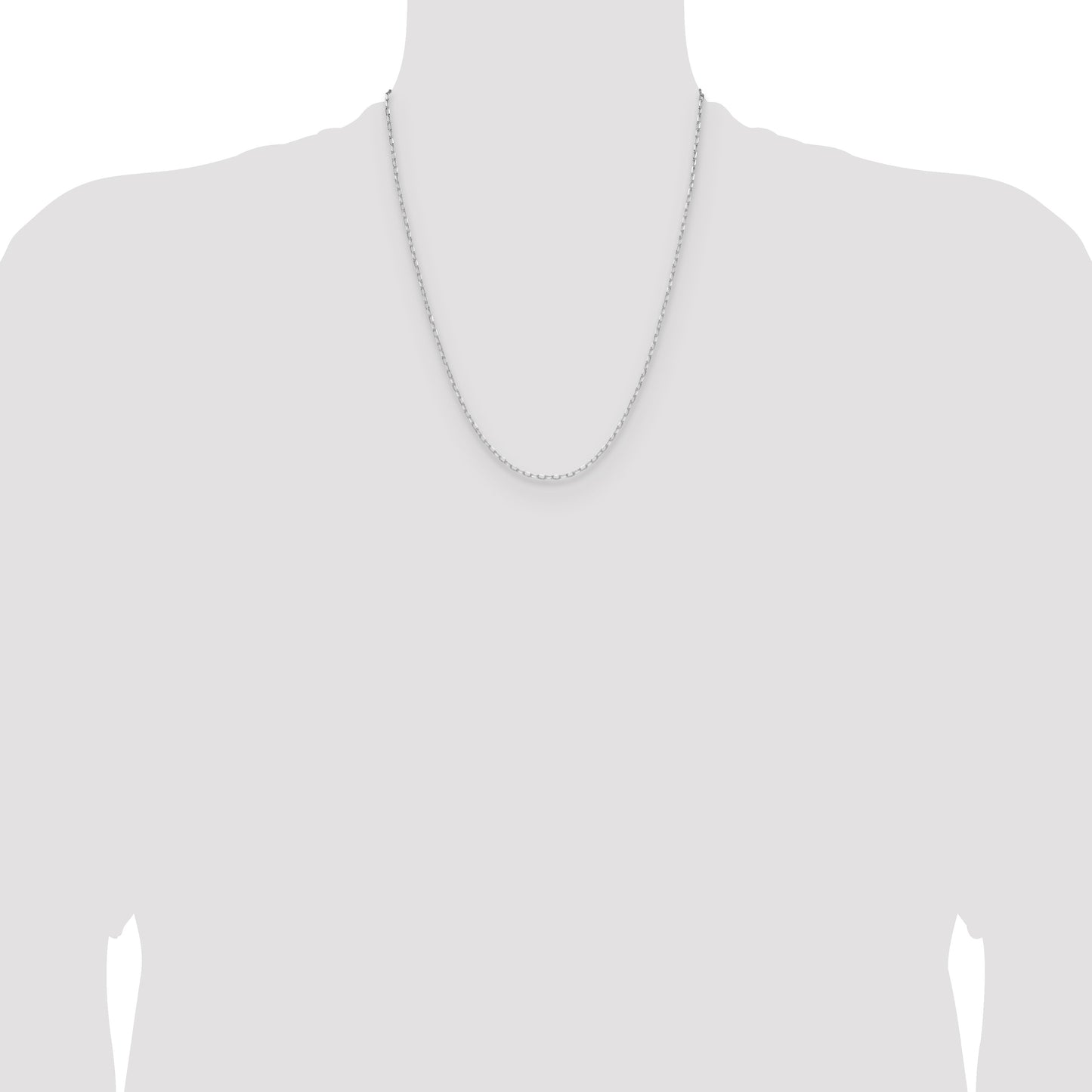 Sterling Silver 2.0mm D/C Forzantine Chain