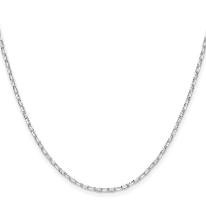 Sterling Silver Rhodium-plated 2.0mm D/C Forzantine Chain