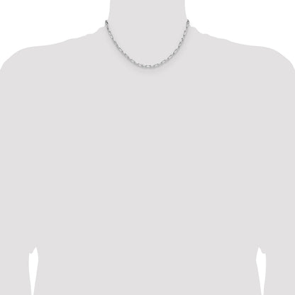 Sterling Silver Rhodium-plated 3.85mm D/C Forzantine Chain