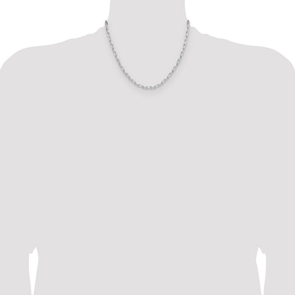 Sterling Silver Rhodium-plated 3.85mm D/C Forzantine Chain