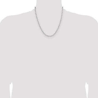 Sterling Silver Rhodium-plated 3.85mm D/C Forzantine Chain