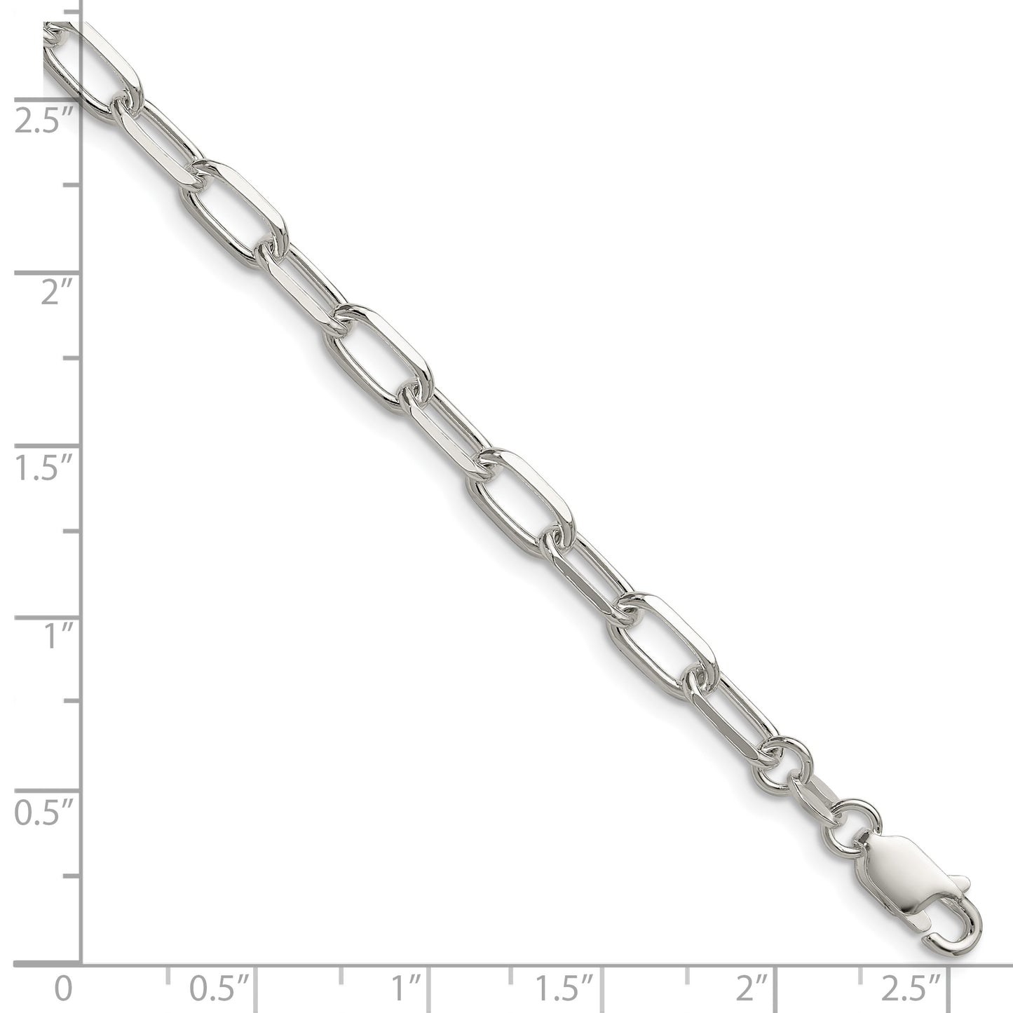 Sterling Silver 4.65mm D/C Forzantine Chain