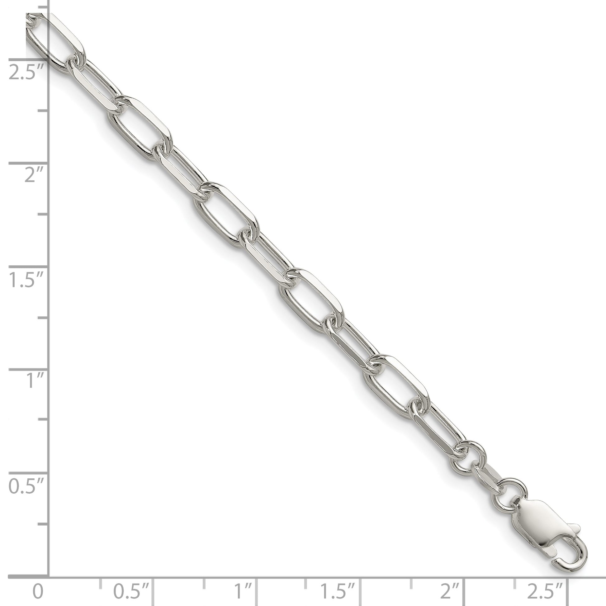 Sterling Silver 4.65mm D/C Forzantine Chain