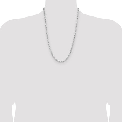Sterling Silver Rhodium-plated 4.65mm D/C Forzantine Chain
