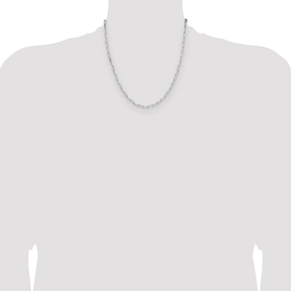 Sterling Silver 3.1mm D/C Paperclip Chain