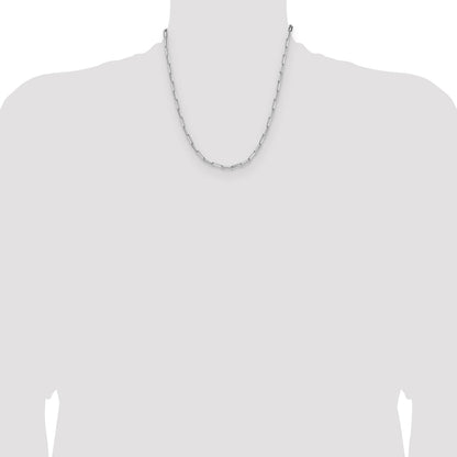 Sterling Silver 3.5mm D/C Paperclip Chain