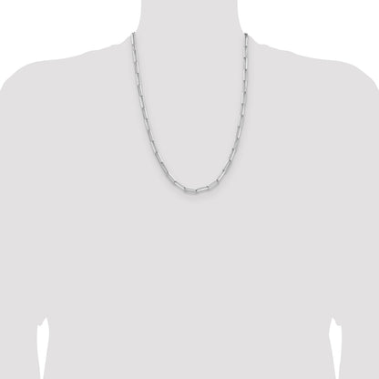 Sterling Silver 4.4mm D/C Paperclip Chain