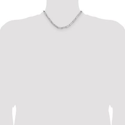 Sterling Silver 5.5mm D/C Paperclip Chain