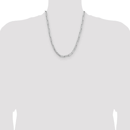 Sterling Silver 5.5mm D/C Paperclip Chain