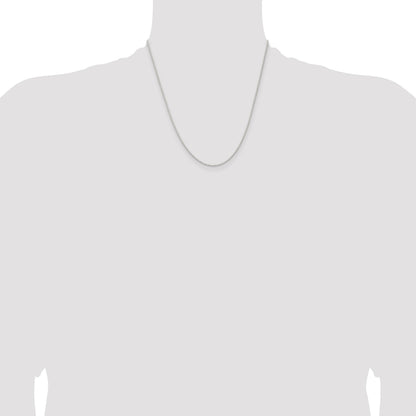 Sterling Silver 1.3mm Solid Rope Chain