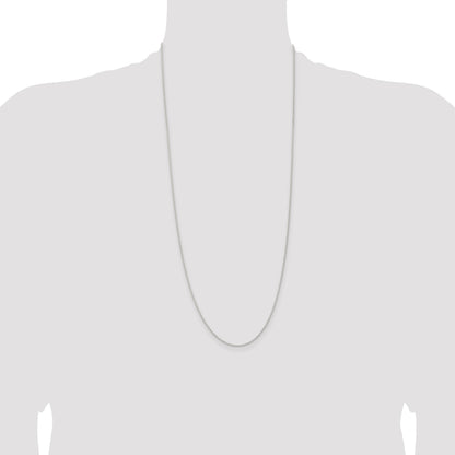 Sterling Silver 1.3mm Solid Rope Chain