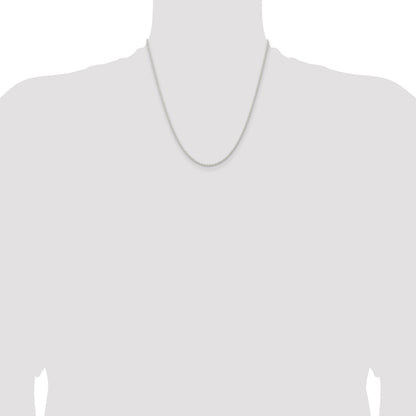 Sterling Silver 1.8mm Solid Rope Chain