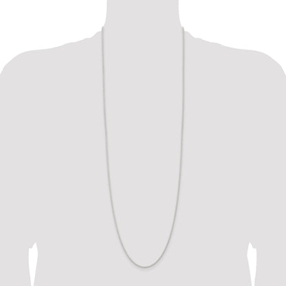 Sterling Silver 1.8mm Solid Rope Chain