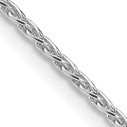 Sterling Silver Rhodium-plated 1.5mm Diamond-Cut Spiga Chain