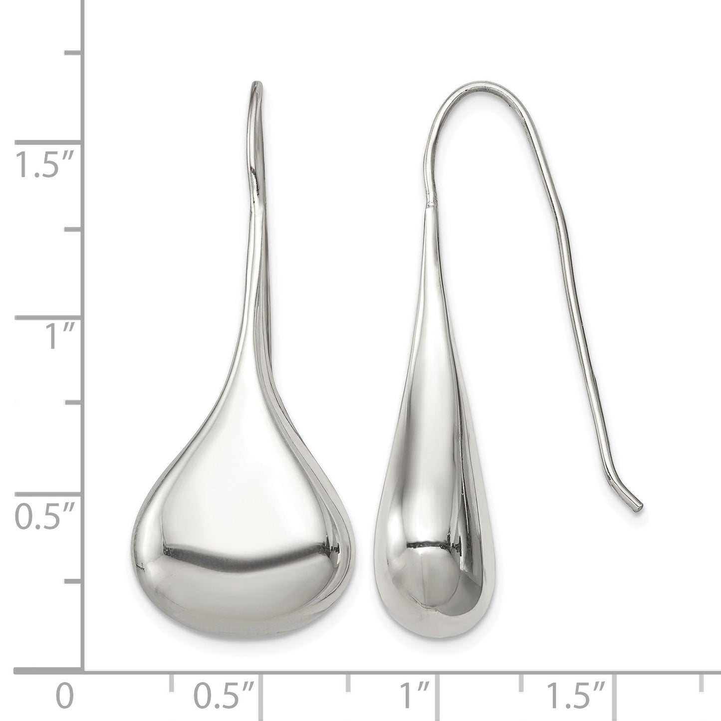 Sterling Silver French Wire Dangle Earrings