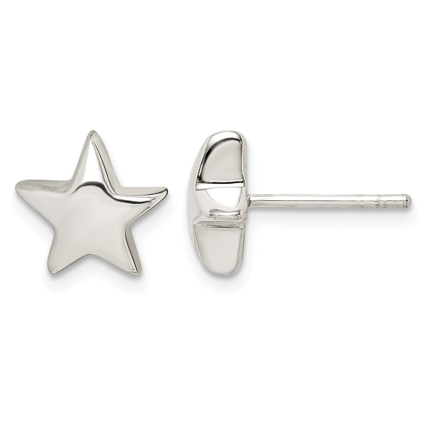 Sterling Silver Star Earrings