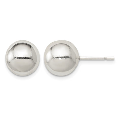 Sterling Silver Polished 10mm Ball Earrings