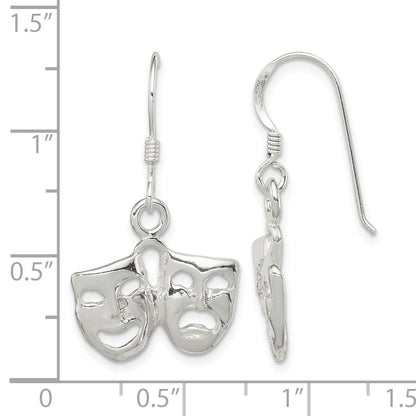 Sterling Silver Comedy/Tragedy Earrings