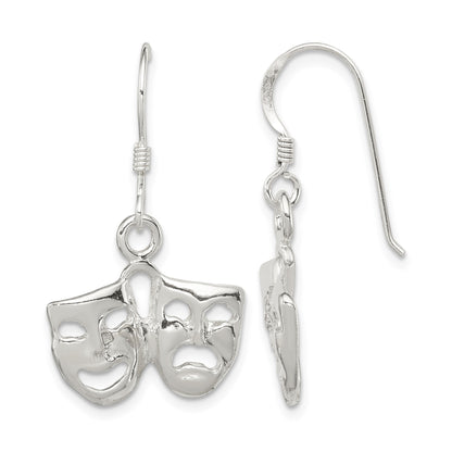 Sterling Silver Comedy/Tragedy Earrings