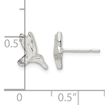 Sterling Silver Hummingbird Post Earrings