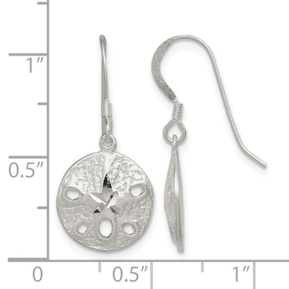 Sterling Silver Sand Dollar Earrings