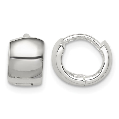 Sterling Silver Hinged Hoop Earrings