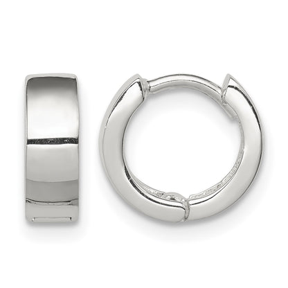 Sterling Silver Hinged Hoop Earrings