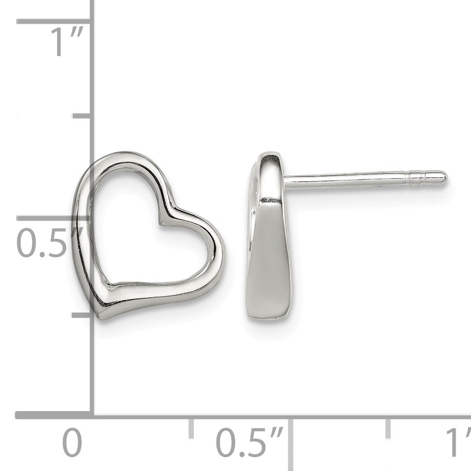 Sterling Silver Heart Earrings