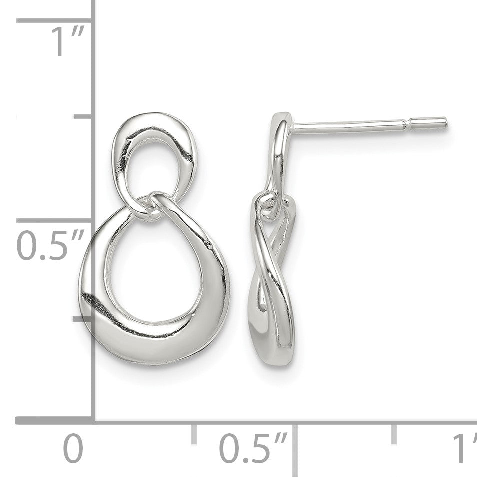 Sterling Silver Fancy Dangle Earrings