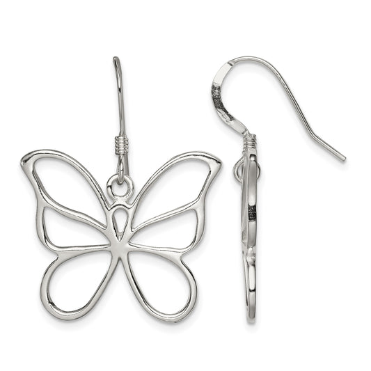 Sterling Silver Butterfly Earrings