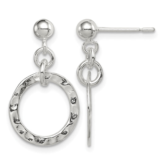 Sterling Silver Dangling Circle Earring