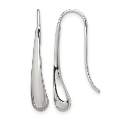 Sterling Silver Teardrop Wire Earrings