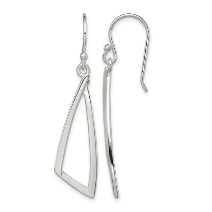 Sterling Silver Polished Fancy Dangle Earrings