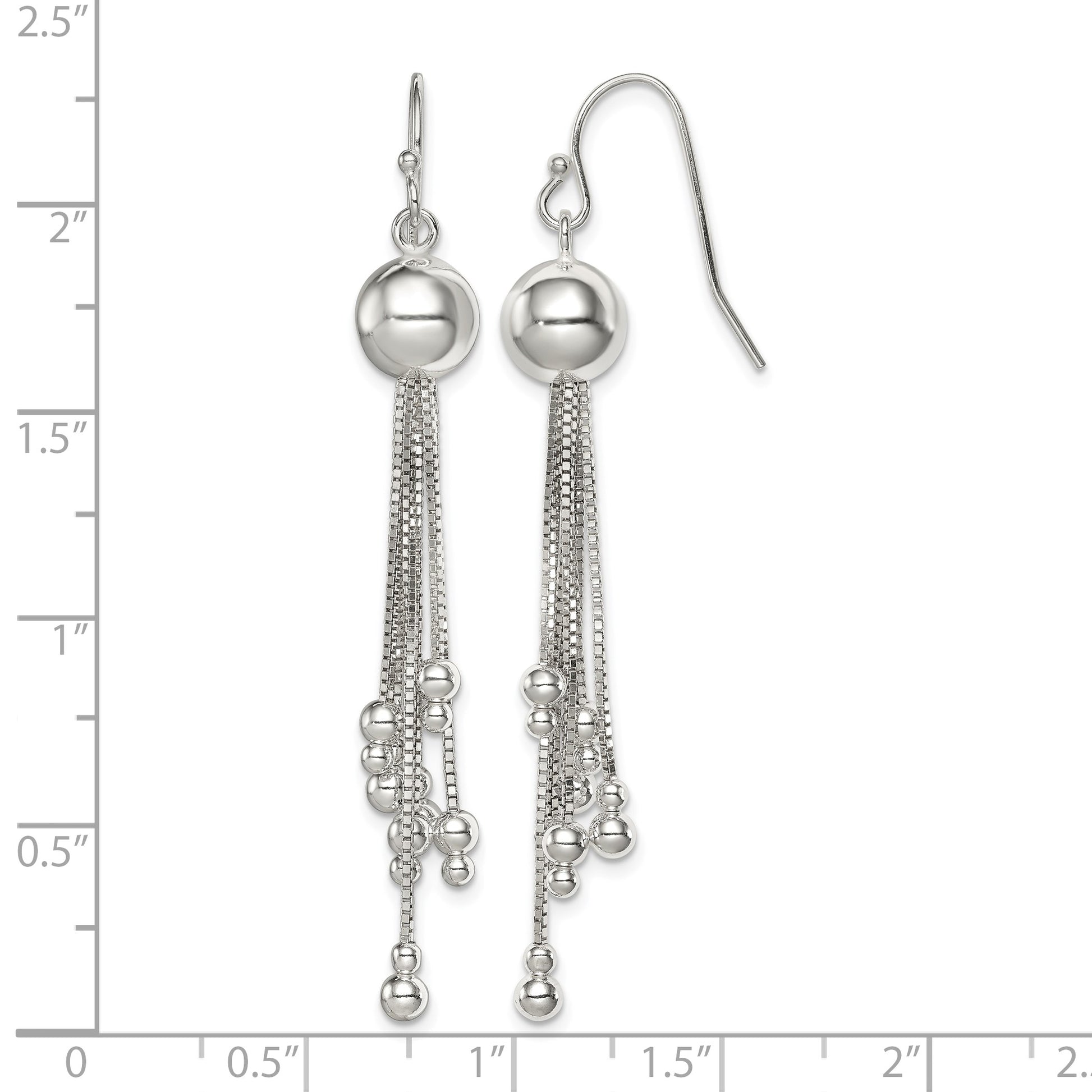 Sterling Silver Shepherd Hook Earrings