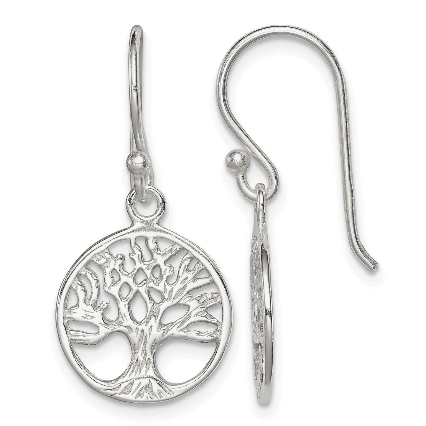 Sterling Silver Shepherd Hook Earrings