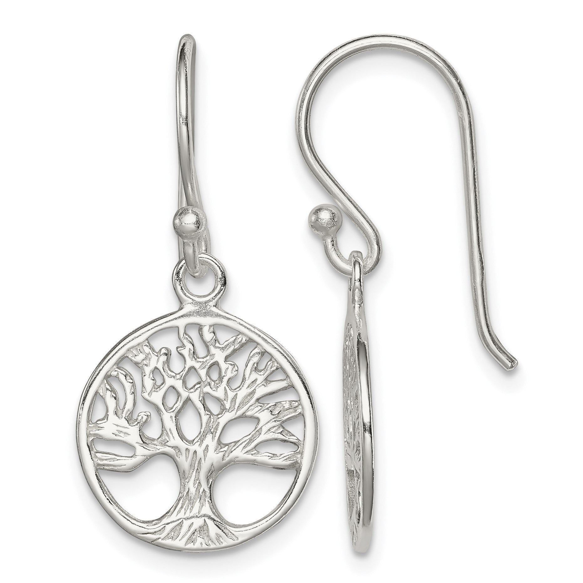 Sterling Silver Shepherd Hook Earrings