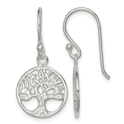 Sterling Silver Shepherd Hook Earrings