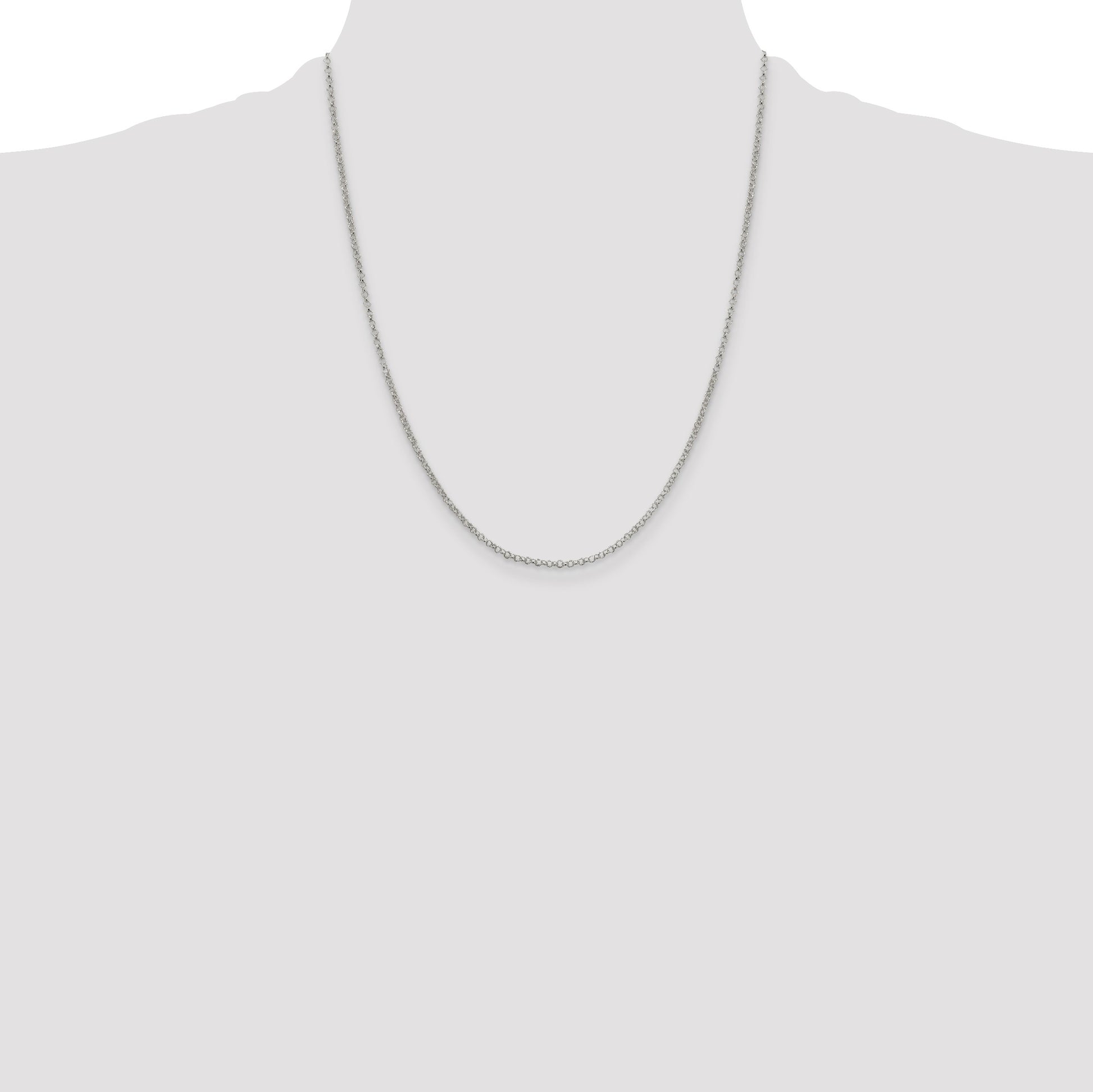 Sterling Silver 2mm Rolo Chain