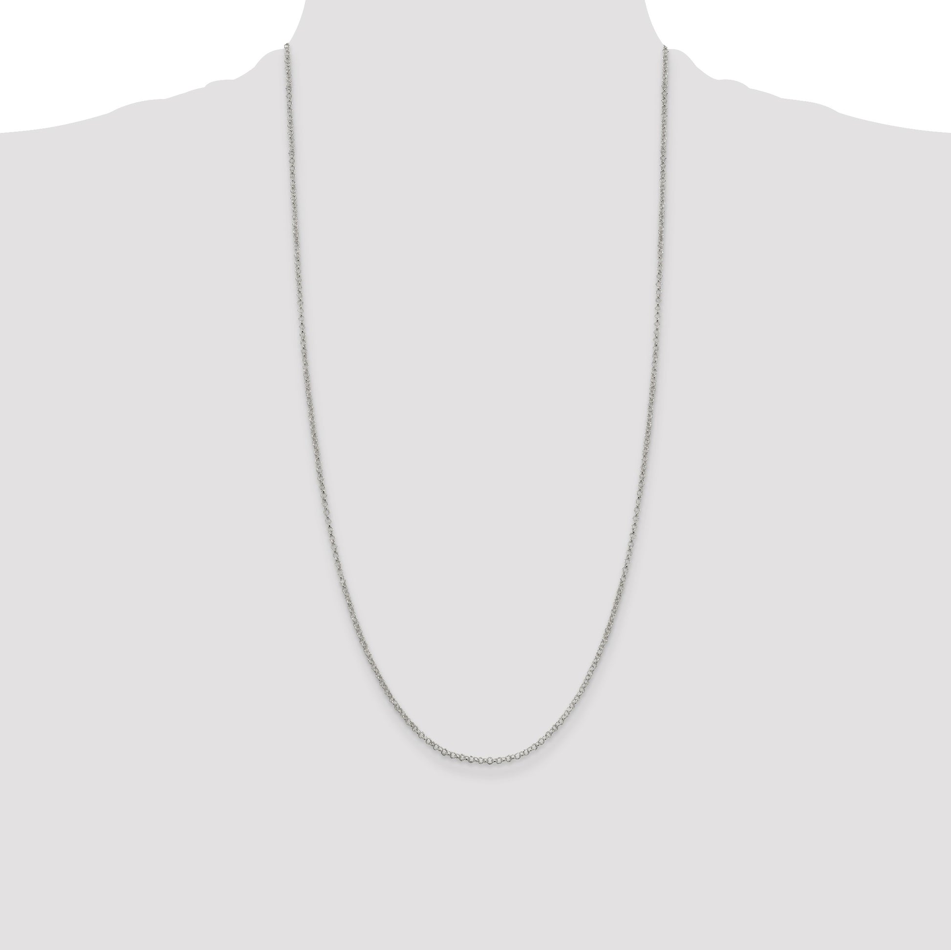 Sterling Silver 2mm Rolo Chain