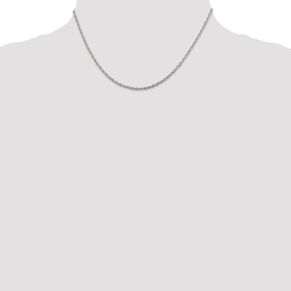 Sterling Silver 2mm Loose Rope Chain